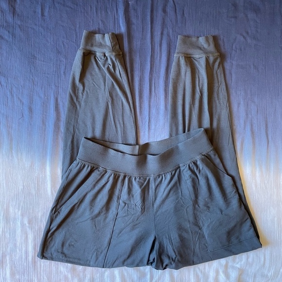 Peach Grey Boho Joggers - EUC - Size Medium - Picture 3 of 5